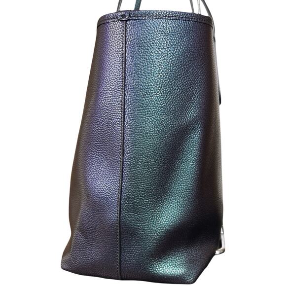 Coach Hologram Leather Open City Tote & Wallet Color Shifting Oil Slick F22550 - Picture 5 of 16